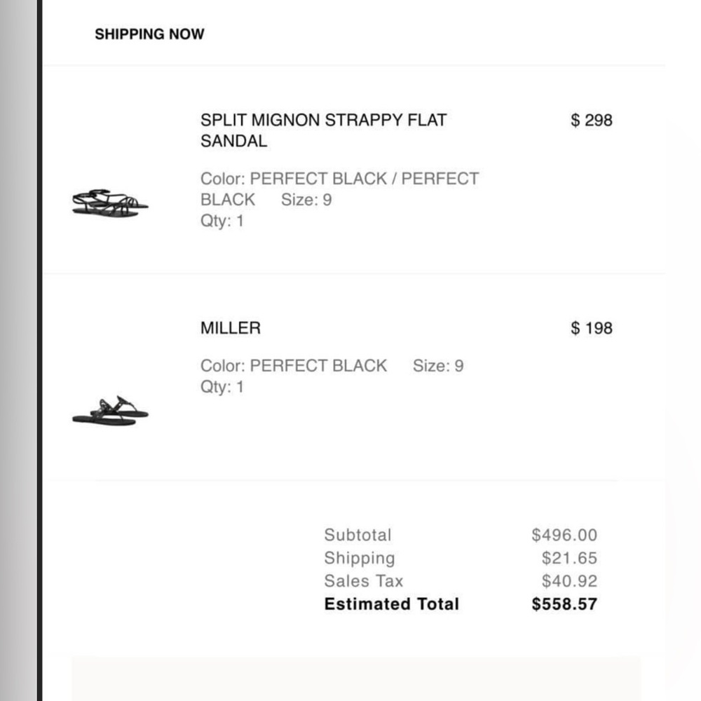 Split Mignon Strappy Flat Sandal - image 2